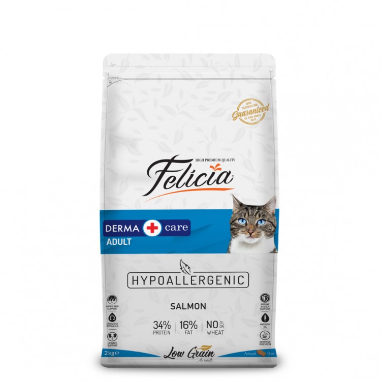 Felicia Az Tahıllı 2 Kg Yetişkin Somonlu Kedi Maması