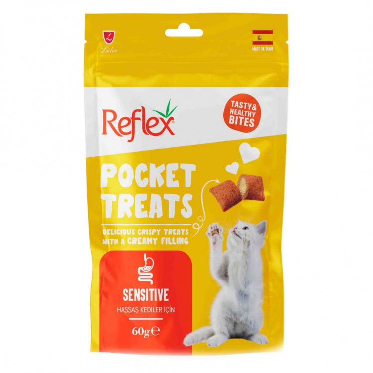  REFLEX POCKET HASSAS SİNDİRİM SİSTEMİ İÇİN TREATS SENSİTİVE 60G