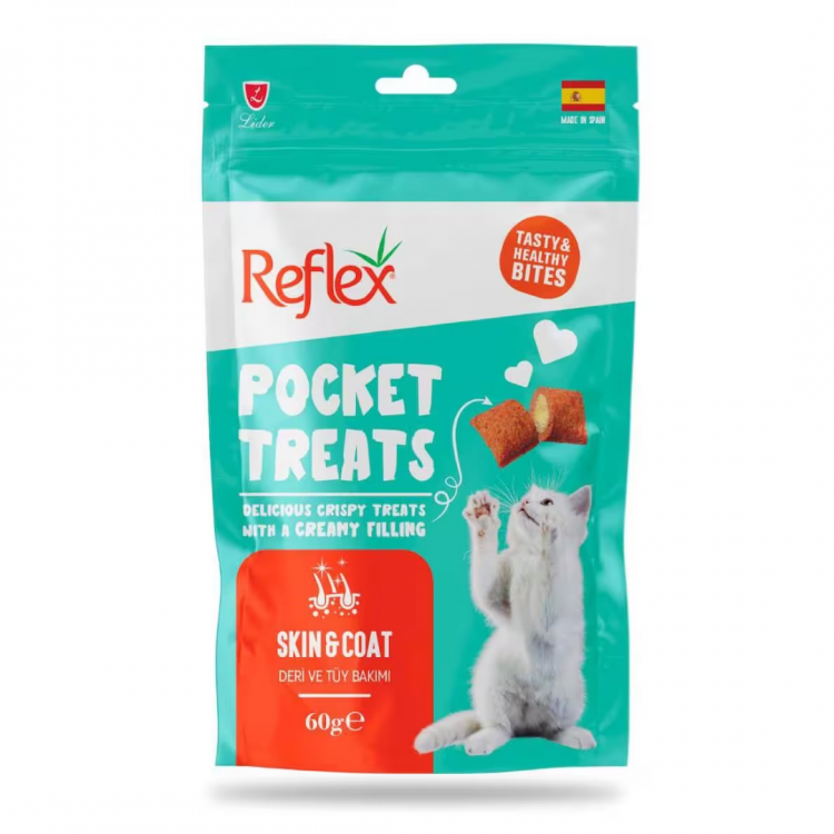  REFLEX POCKET TÜY BAKIMI İÇİN TREATS SKİN AND COAT 60G	