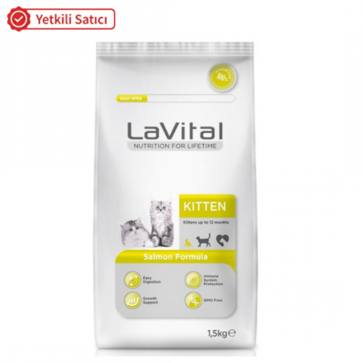 LaVital Somonlu Yavru Kedi Maması 1 Kg