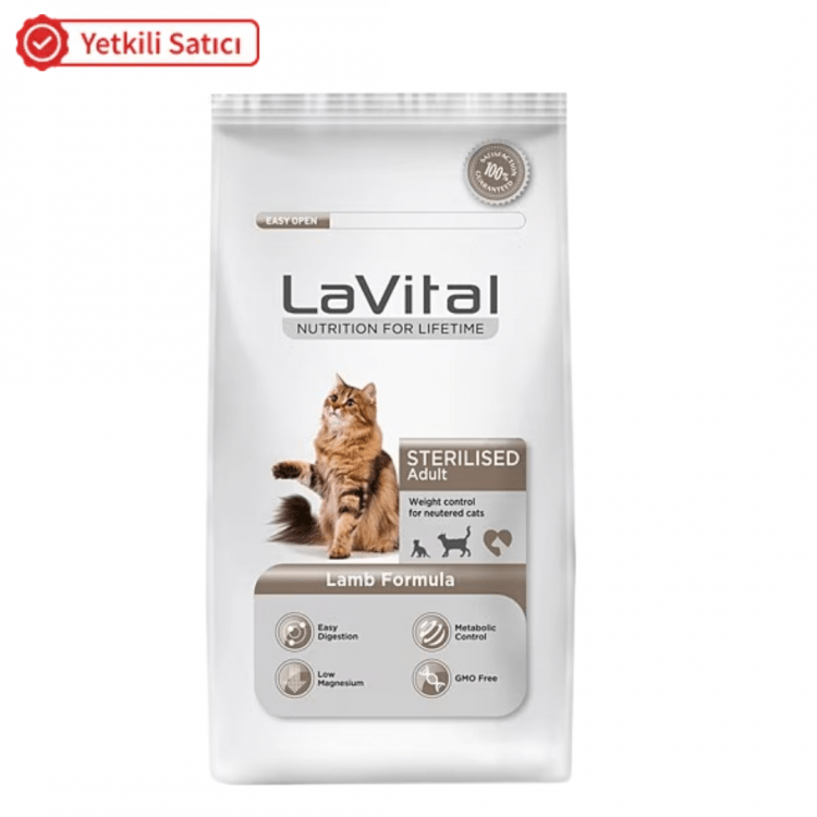 LaVital Sterilised Kuzulu Kısırlaştırılmış Kedi Maması 1 Kg