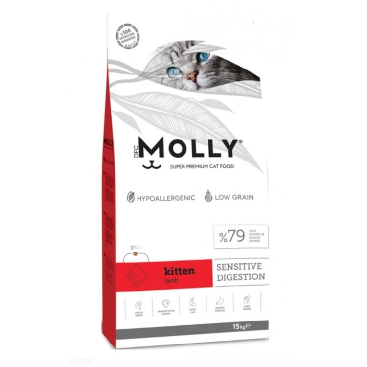 Molly Kitten Kuzu Etli Yavru Kedi Maması 1 Kg Molly Kitten Kuzu Etli Yavru Kedi Maması 1 Kg