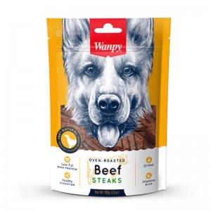 Wanpy Izgara Dana Biftek 100 gr Köpek Ödülü Wanpy Izgara Dana Biftek 100 gr Köpek Ödülü