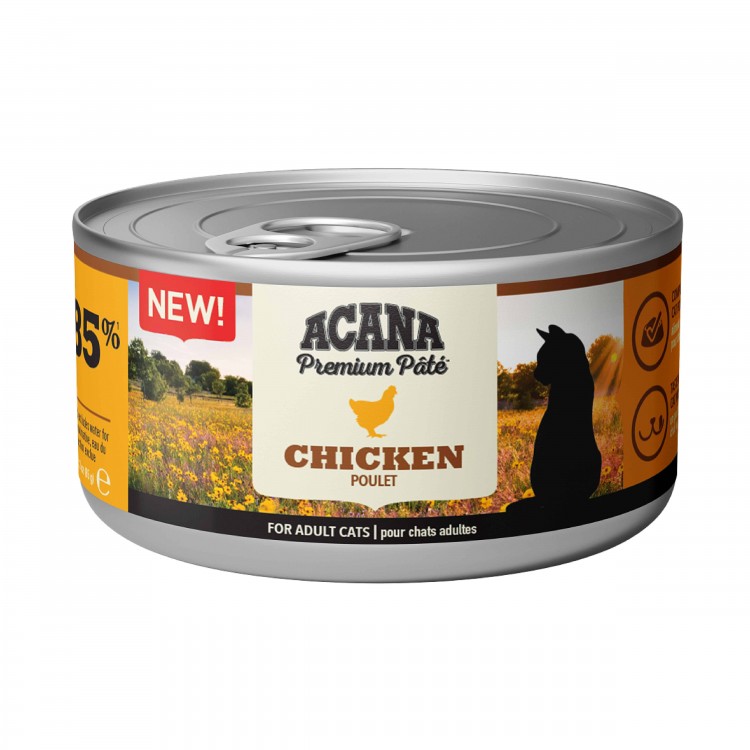 Acana Premium Pate Tavuklu Ezme Yetişkin Kedi Konservesi 85gr