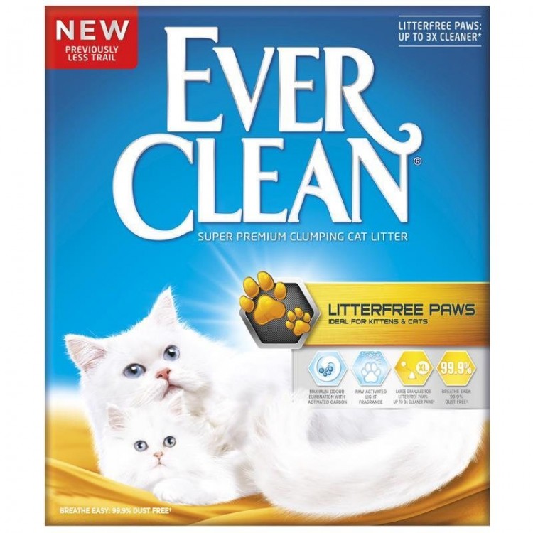 Ever Clean Litterfree Paws Patilere Yapışmayan Topaklanan Kedi Kumu 6 LT Ever Clean Litterfree Paws Patilere Yapışmayan Topaklanan Kedi Kumu 6 LT