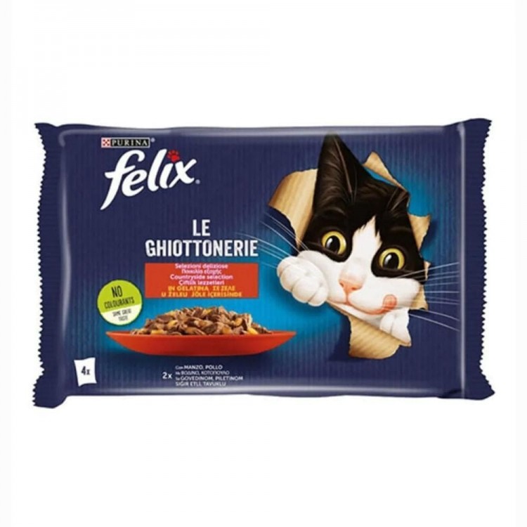 Felix Kuzu Etli Yetişkin Kedi Konservesi 85gr