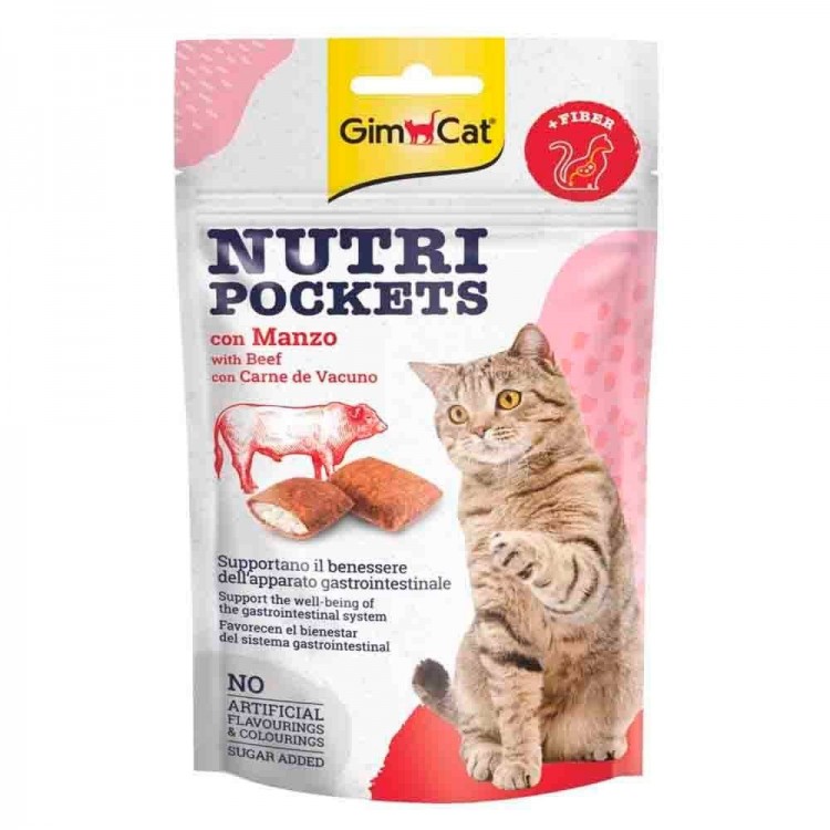 GimCat Nutripockets Biftekli Malt Kedi Ödül Maması 60 Gr GimCat Nutripockets Biftekli Malt Kedi Ödül Maması 60 Gr