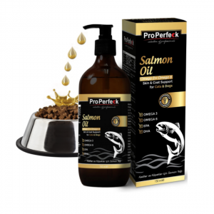Pro Perfeck Kedi ve Köpekler İçin Somon Yağı 150 ML (Tüy Sağlığı ve İştah Açma Desteği)