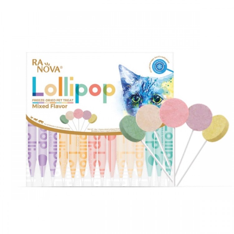 Ranova Kediler için Karışık Lezzetli Lolipop Ödül 1.4 Gr - 15 Adet Ranova Kediler için Karışık Lezzetli Lolipop Ödül 1.4 Gr - 15 Adet