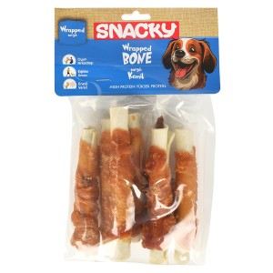 Snacky Tavuk&Ciger Sargılı Köpek Ödülü 6'lı 13 Cm