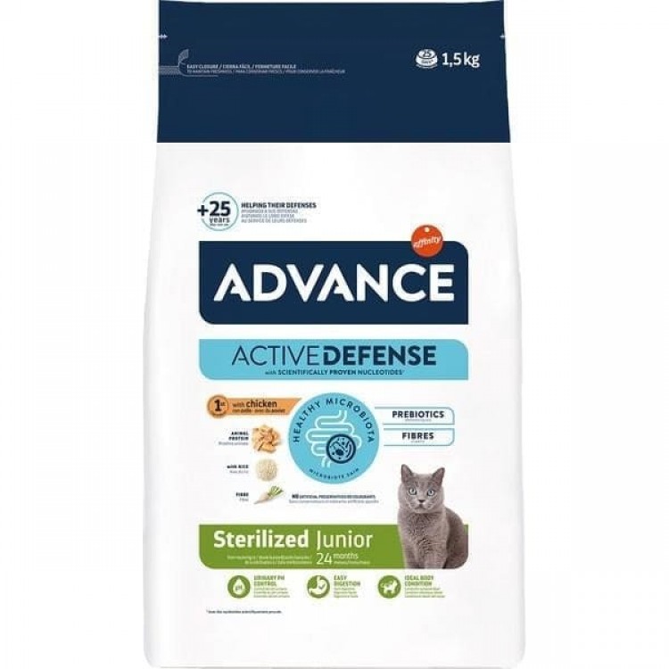 Advance Young Tavuklu Kısırlaştırılmış Yavru Kedi Maması 1,5kg