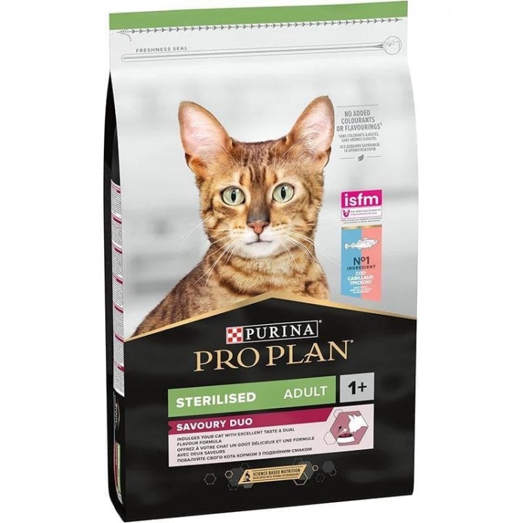 Pro Plan Morina ve Okyanus Balıklı Kısırlaştırılmış Kedi Maması 10 Kg