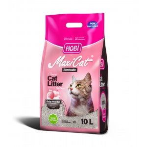 Hobi Maxicat Bebek Pudralı Bentonit Kedi Kumu 10 Litre