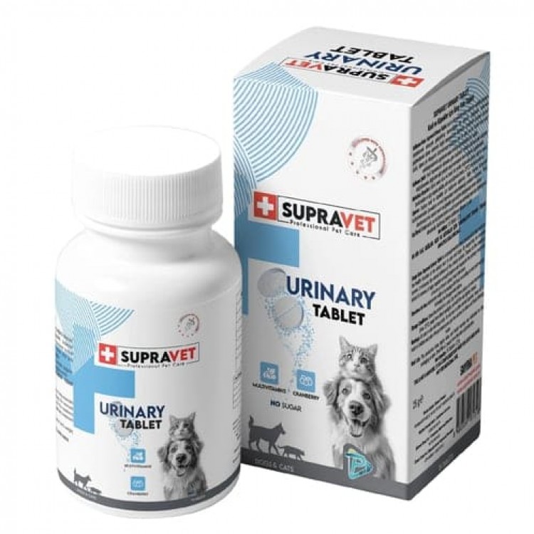Supravet Urinary Care Kedi ve Köpek için İdrar Sağlığı Sistem Destekleyici 75 Tablet Supravet Urinary Care Kedi ve Köpek için İdrar Sağlığı Sistem Destekleyici 75 Tablet