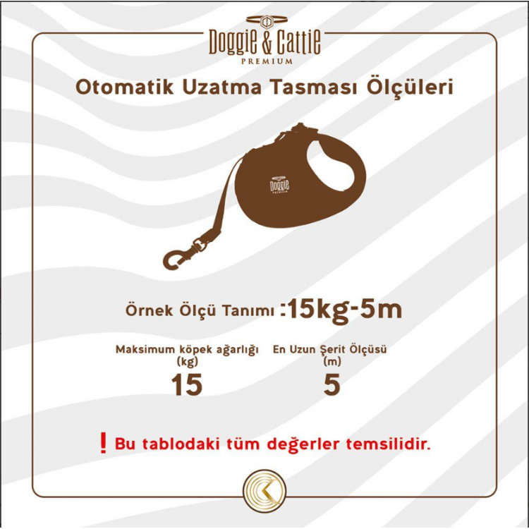 Doggie Soft Serisi Otomatik Uzatma Tasması S-15kg-5mt - Lacivert