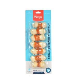Wanpy Tavuk Sargılı Çiğneme Kemiği 90gr Wanpy Tavuk Sargılı Çiğneme Kemiği 90gr